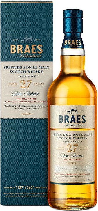 Виски шотландский Брэйз оф Гленливет 27 лет / Braes of Glelivet 27 yo