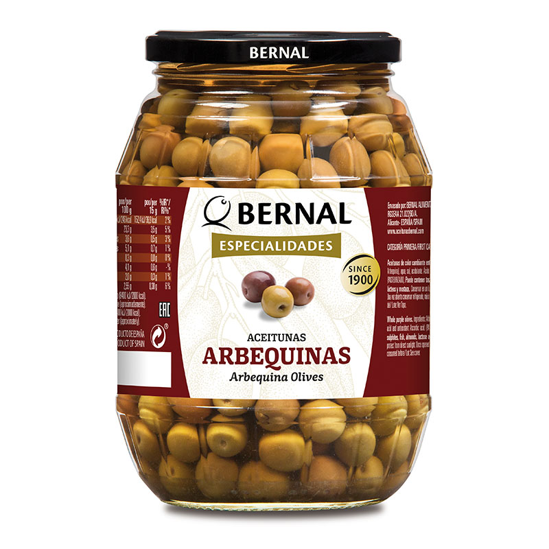 Оливки Arbequinas Bernal 950г