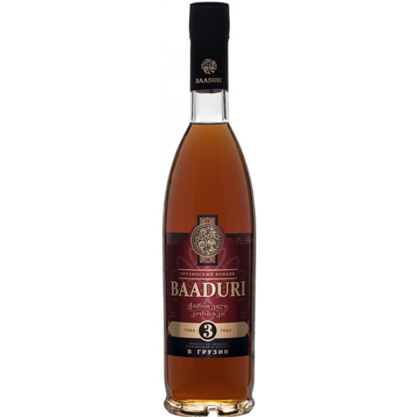 Коньяк Баадури 3 года 0,5 / Baaduri 3 Years Old