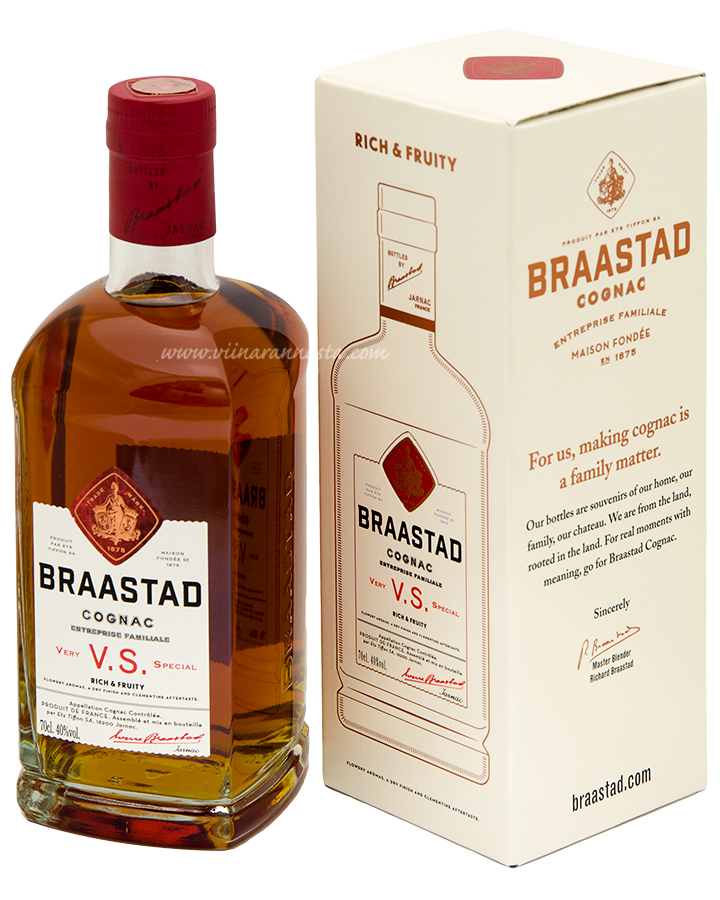 Коньяк Брастад ВС / Cognac Braastad VS