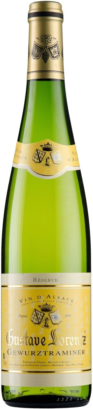 Густав Лоренц Гевюрцтраминер Резерв / Gustave Lorentz Gewurztraminer Reserve 0,375