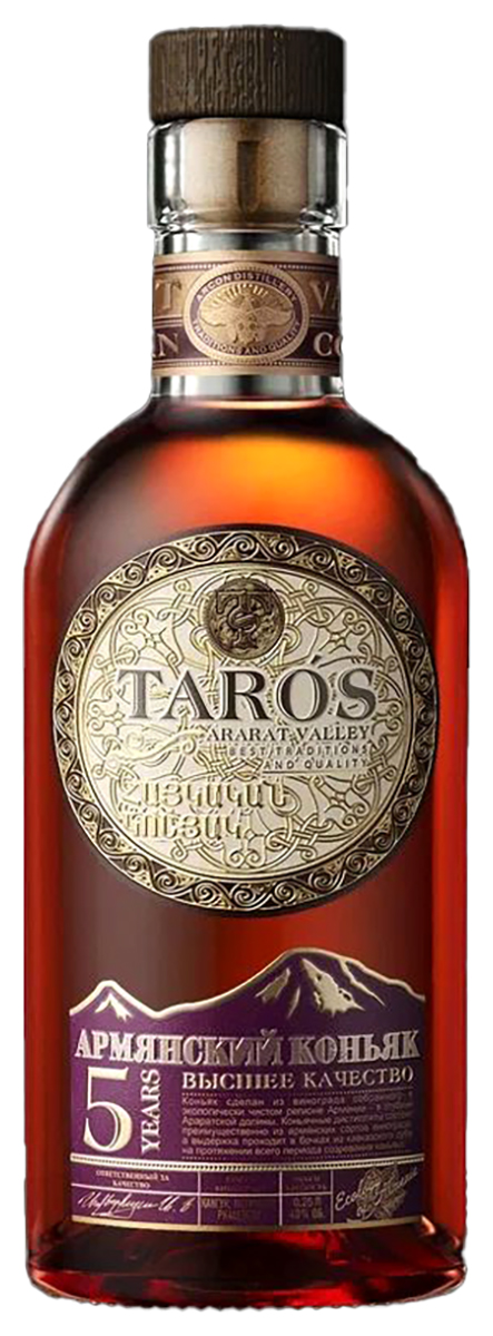 Коньяк Тарос пятилетний 0,25 / Taros 0,25 - подробнее Коньяк Тарос пятилетний 0,25 / Taros 0,25