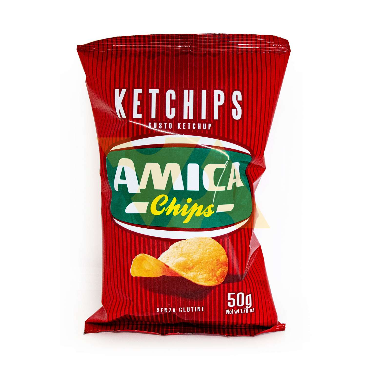 Чипсы картофельные со вкусом кетчупа Ketchips Amica Chips 50 гр - подробнее Чипсы картофельные со вкусом кетчупа Ketchips Amica Chips 50 гр