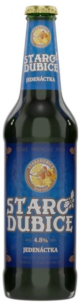 Пиво светлое  фильтрованное Стародубице Йеденактка / Starodubice Jedenactka