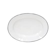 Тарелка Costa Nova white/blue 30 см