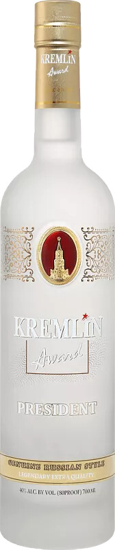 Водка Kremlin Award 0,7 / Kremlin Award Vodka 0.7 - подробнее Водка Kremlin Award 0,7 / Kremlin Award Vodka 0.7