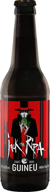 Пиво Гинеу. Джек Рипа. Рэд IPA/Guineu, "Jack the RIPA" Red IPA, 0.33 л