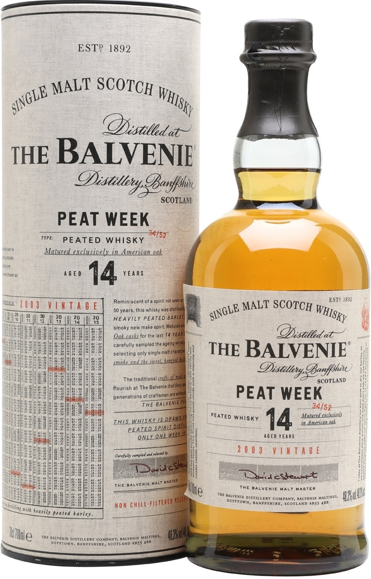 Виски Балвени Пит Вик 14 лет / Balvenie Peat Week 14 Years Old