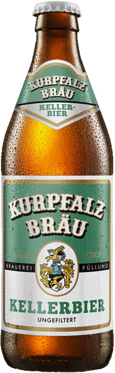 Пиво светлое нефильтрованное Курпфальц Брой Келлербир стекло / Kurpfalz Brau Kellerbier