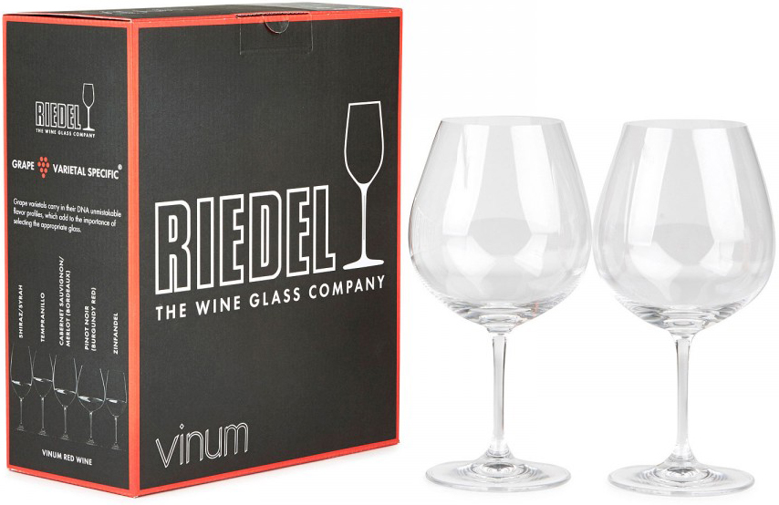 Набор бокалов Riedel для вина Pinot Noir Burgundy Vinum 700 мл / 2 шт 6416/07 - подробнее Набор бокалов Riedel для вина Pinot Noir Burgundy Vinum 700 мл / 2 шт 6416/07