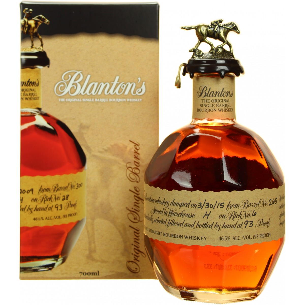 _Бурбон Блэнтонс Ориджинал 0,7 / Bourbon Blanton's Original 0.7