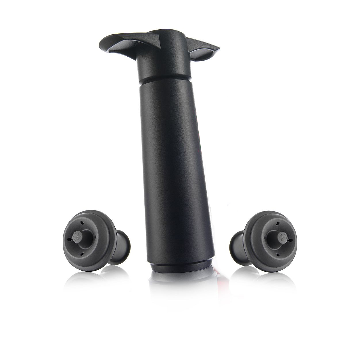 Вакуумный насос + 2 пробки VacuVin Wine Saver Giftpack, черный
