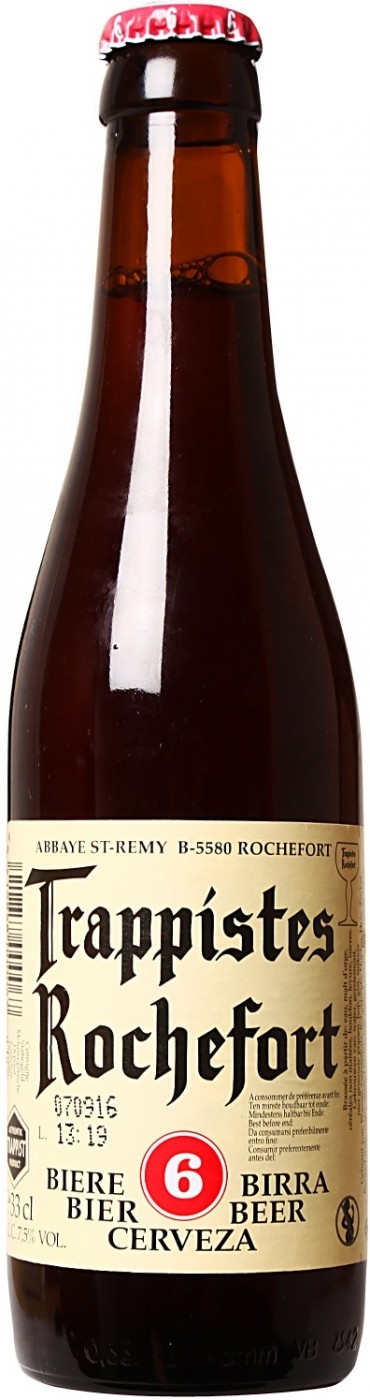 Пиво темное фильтрованное Трапистес Рошфор 6 / Trappistes Rochefort 6