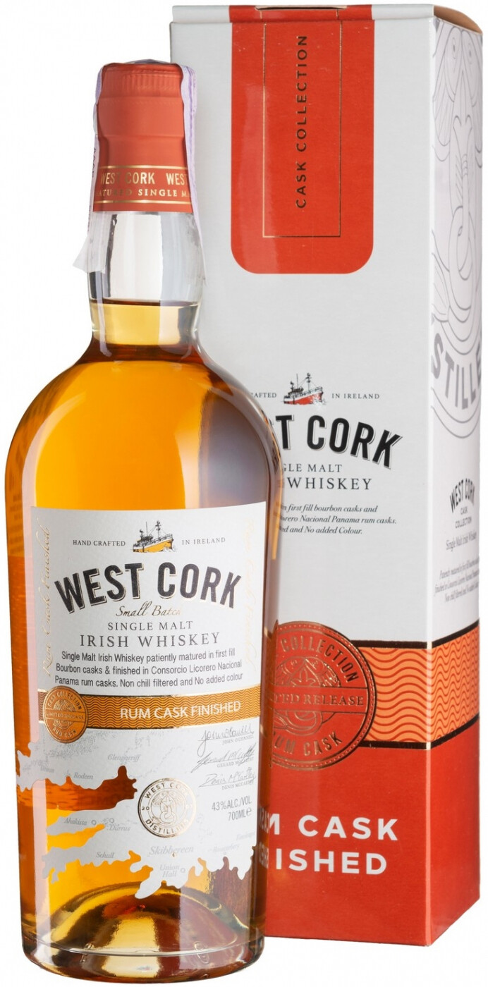 Виски Вест Корк Ром Каск / West Cork Rum Cask Single Molt - подробнее Виски Вест Корк Ром Каск / West Cork Rum Cask Single Molt
