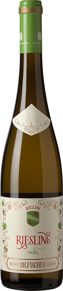 Вино белое полусухое Вайнгут Др. Фишер Рислинг Трокен / Weingut Dr. Fischer Riesling Trocken