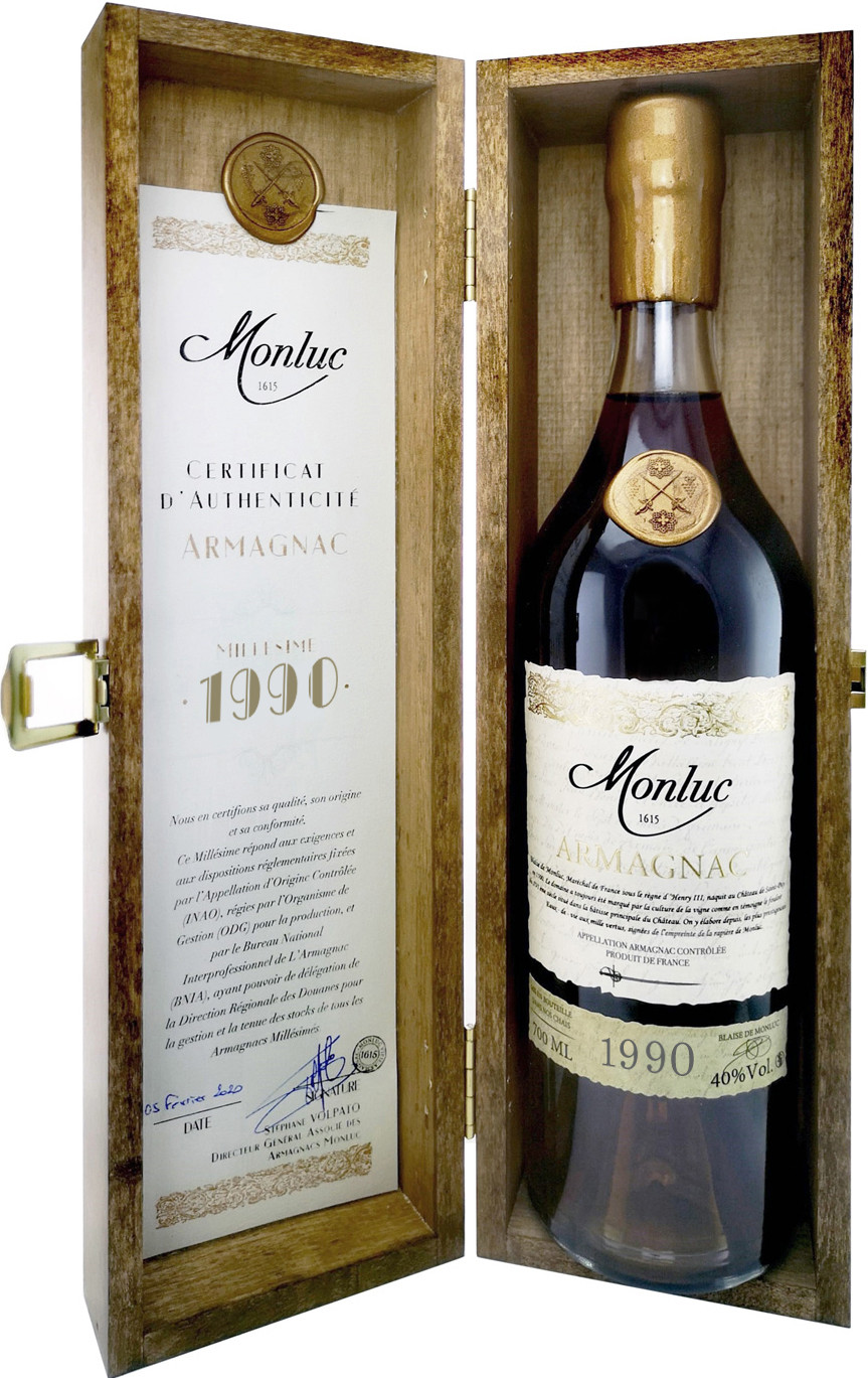 Арманьяк Монлюк Арманьяк 1990/ Monluc Armagnac 1990