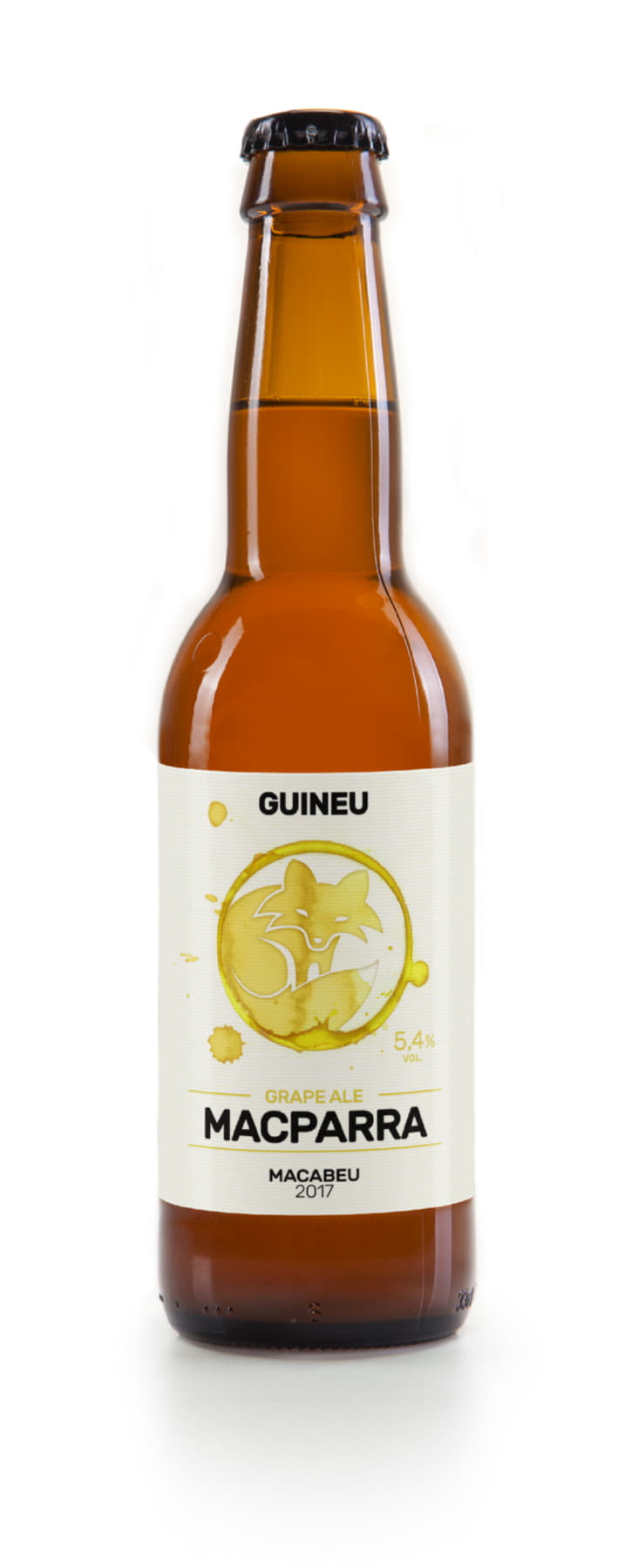 Пиво светлое нефильтрованное Гинеу Макпарра Грейп Эль / Guineu Macparra Grape Ale