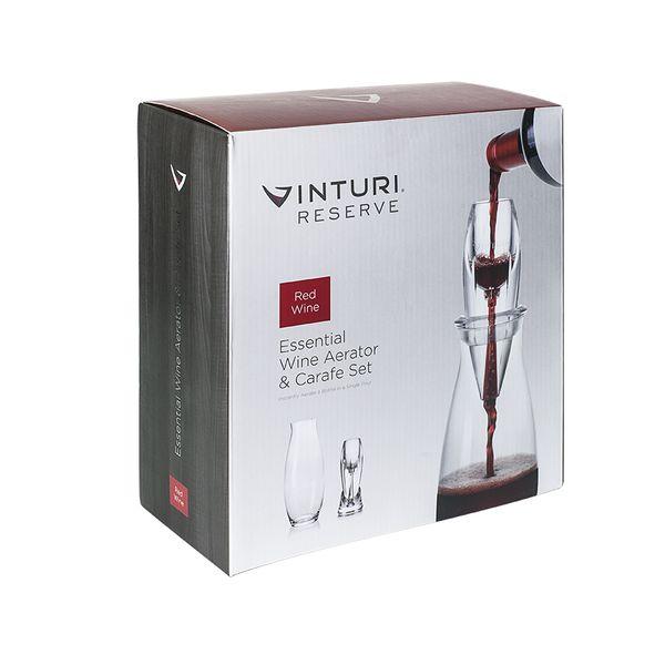 Набор из аэратора для красного вина Vinturi Reserve и декантера, V8060 - подробнее Набор из аэратора для красного вина Vinturi Reserve и декантера, V8060