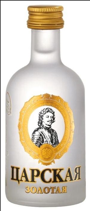 Водка Царская Золотая 0,05 / Тsarskaya Gold Vodka 0.05 - подробнее Водка Царская Золотая 0,05 / Тsarskaya Gold Vodka 0.05