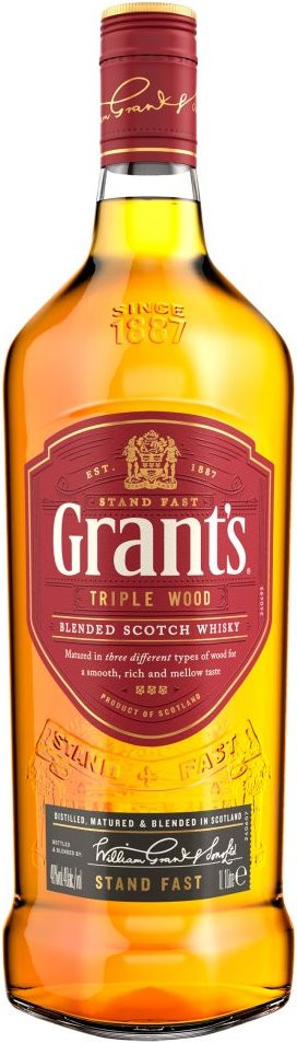 Виски Грантс Трипл Вуд 3 года / Grants Triple Wood Smoky