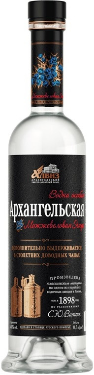 Водка Архангельская Можжевеловая Ягода / Arkhangelskaya Mozhzhevelovaya Yagoda - подробнее Водка Архангельская Можжевеловая Ягода / Arkhangelskaya Mozhzhevelovaya Yagoda
