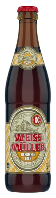 *Пиво светлое нефильтрованное ВайсМюллер Хефевайсбир / WeissMuller Hefeweissbier