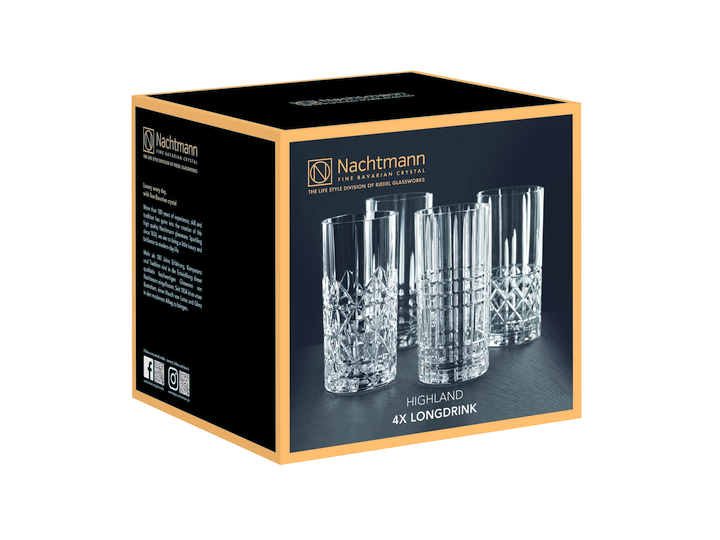 Набор стаканов Highland Longdrink 445 мл, 4 шт, Nachtmann - подробнее Набор стаканов Highland Longdrink 445 мл, 4 шт, Nachtmann