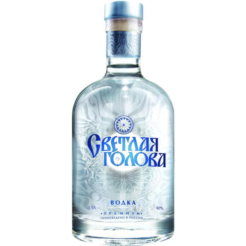 Водка Светлая голова Премиум 0,5 / Svetlaya Golova Premium 0.5