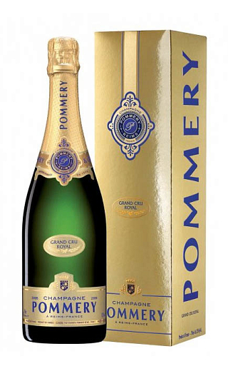 Шампанское белое брют Поммери Гран Крю Рояль Винтаж 2008 / Pommery Grand Cru Royle Vintag 2008