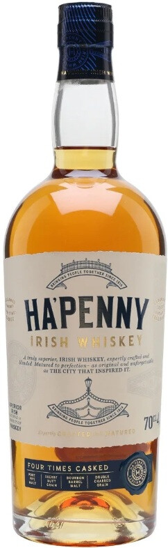 Виски Ха Пенни Айриш Фо Таймс Каскед / Ha'Penny Irish Whiskey Four Time Casked - подробнее Виски Ха Пенни Айриш Фо Таймс Каскед / Ha'Penny Irish Whiskey Four Time Casked
