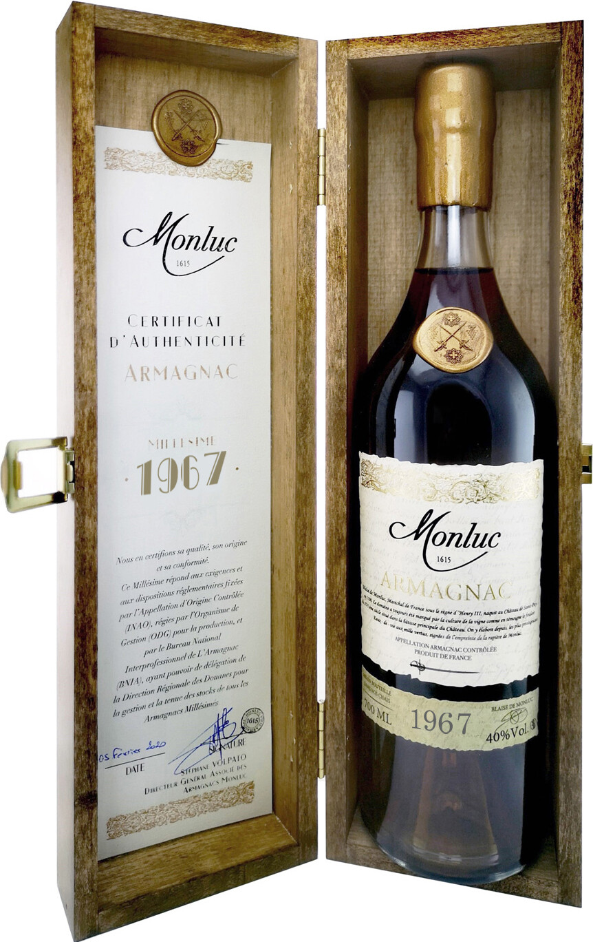 Арманьяк Монлюк Арманьяк 1967 / Armagnac Monluc 1967