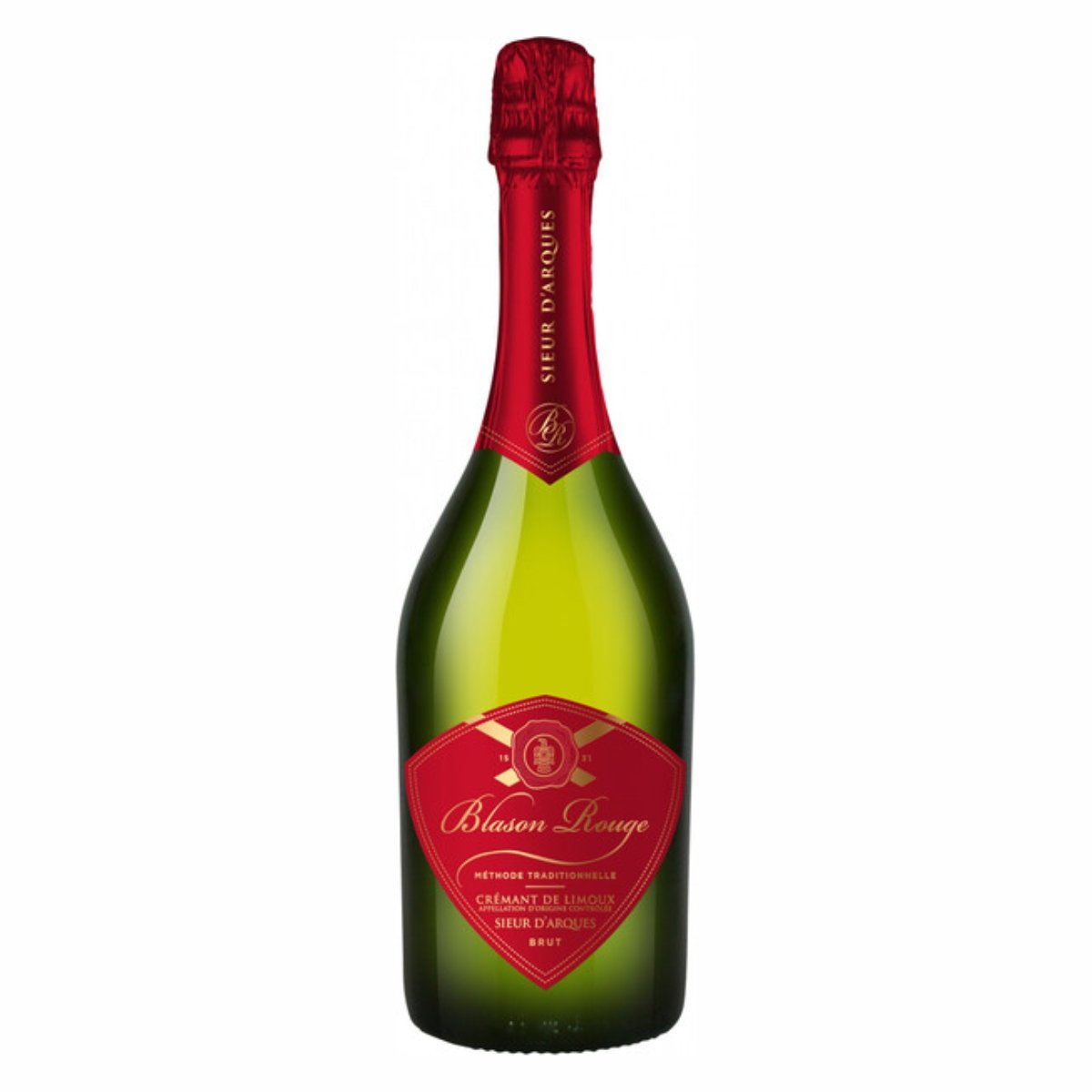 Вино игристое белое брют Креман де Лиму Бласон Руж/ Blason Rouge Cremant Brut