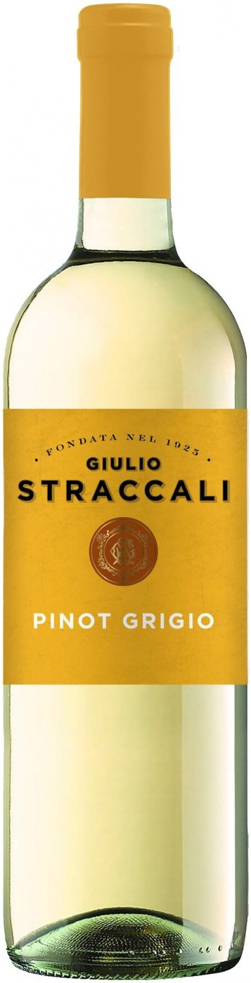 Вино белое сухое Страккали Пино Гриджио / Straccali Pinot Grigio