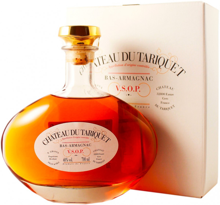 Арманьяк Шато дю Тарике Баз Арманьяк VSOP 0,7 графин / Chateau du Tariquet VSOP