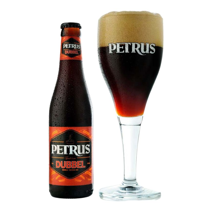 Пиво темное пастеризованное фильтрованное Петрюс Дабл / Petrus Dubbel 0.33 л