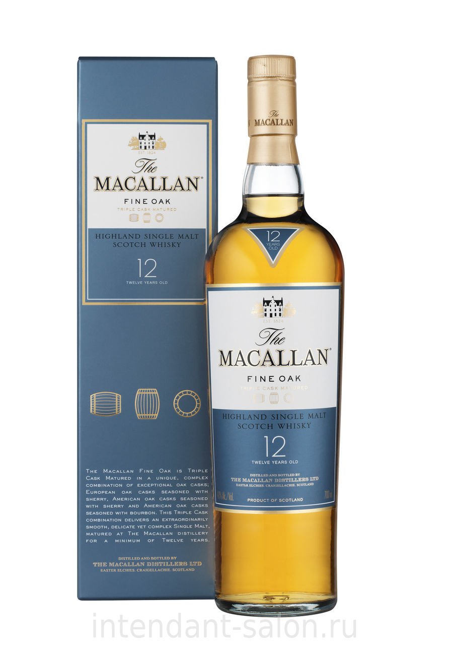 Виски Макаллан Файн Ок 12 лет 0,5 / Macallan Fine Oak 12 Years Old