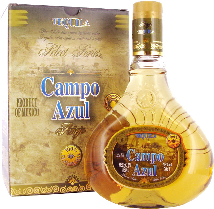 Текила Кампо Азул Селекто Аньехо п/у / Campo Azul Selecto Anejo gift box