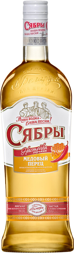 Сябры Пряная Медовый перец настойка горькая