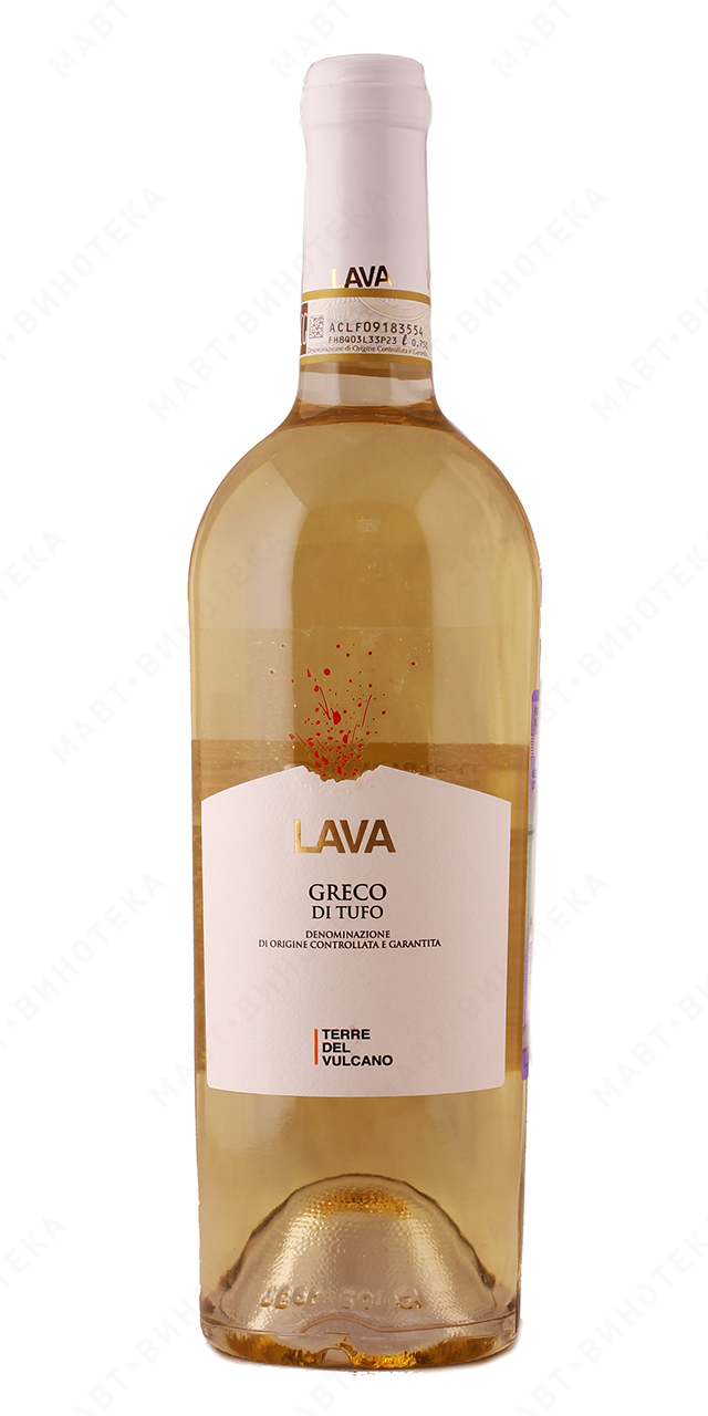 Вино белое сухое Греко ди Туфо Лава Терре Дель Вулкано / Lava Greco di Tufo DOCG Terre del Vulcano