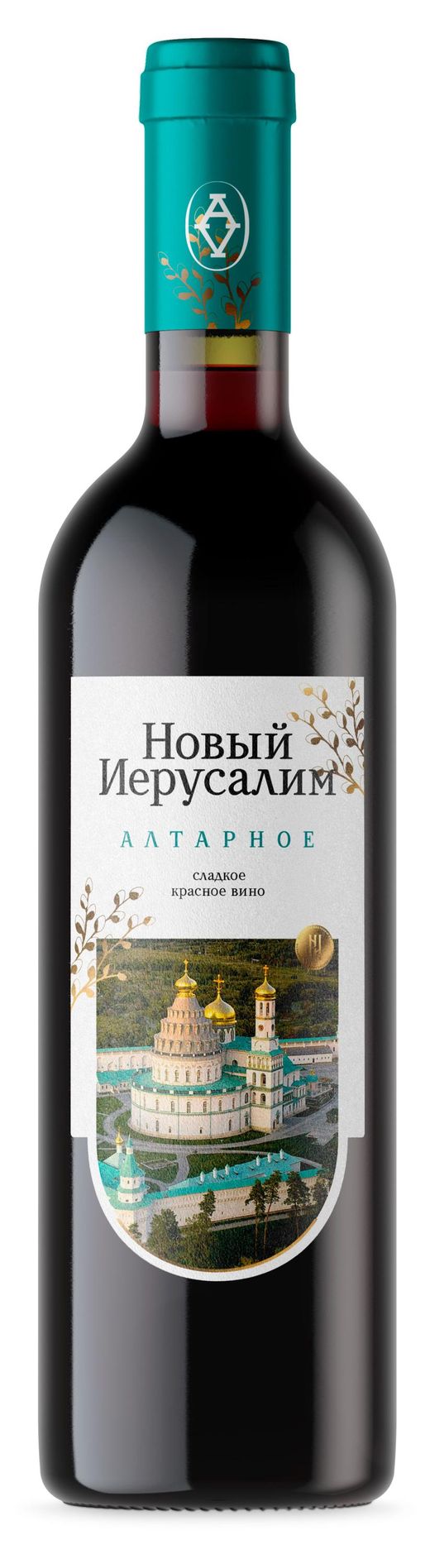 Вино сладкое красное Новый Иерусалим алтарное