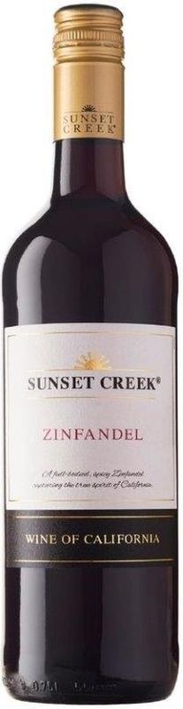 Вино красное сухое Сансет Крик Зинфандель Калифорния / Sunset Creek Zinfandel California