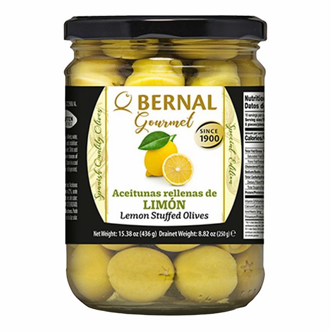Оливки фарш. лимоном, Bernal, 436 гр