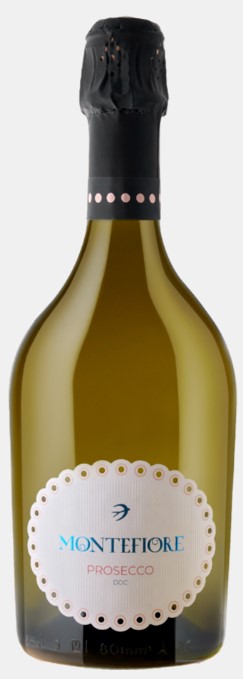 Вино игристое белое брют Монтефьоре Просекко / Montefiore Prosecco DOC