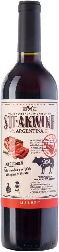 Стейквайн Мальбек / Steakwine Malbec - подробнее Стейквайн Мальбек / Steakwine Malbec
