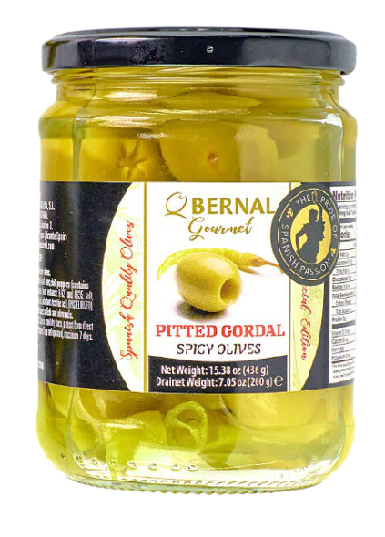 Оливки фаршированные перцем Bernal, 436 гр