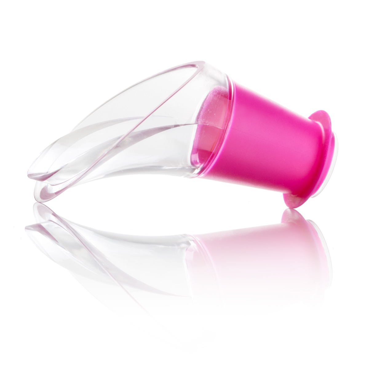 Набор из 2-х каплеуловителей VacuVin Wine Server Crystal Pink/Purple - подробнее Набор из 2-х каплеуловителей VacuVin Wine Server Crystal Pink/Purple