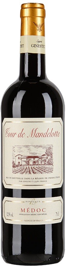 Вино краное сухое Тур де Манделот Медок / Tour de Mandelot Medoc - подробнее Вино краное сухое Тур де Манделот Медок / Tour de Mandelot Medoc