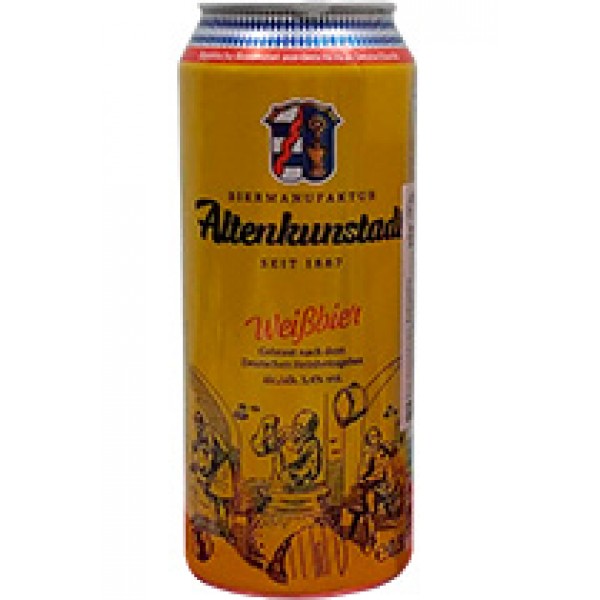 Пиво светлое нефильтрованное Альтенкунштадт Вайзенбир / Altenkunstadt Weissbier