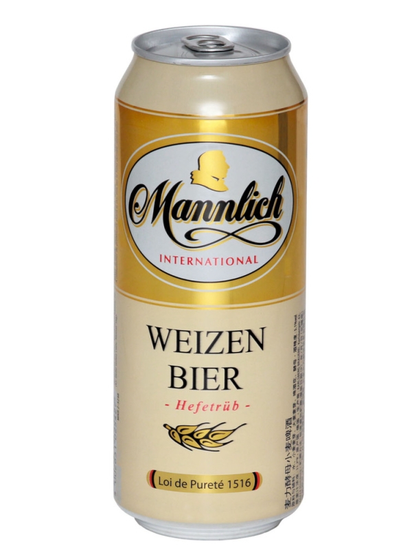 Пиво светлое нефильтрованное Манлих Интернешнл Вайзен Бир / Mannlich Weizen Bier