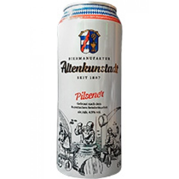 Пиво светлое фильтрованное Альтенкунштадт Пилснер / Altenkunstadt Pilsener